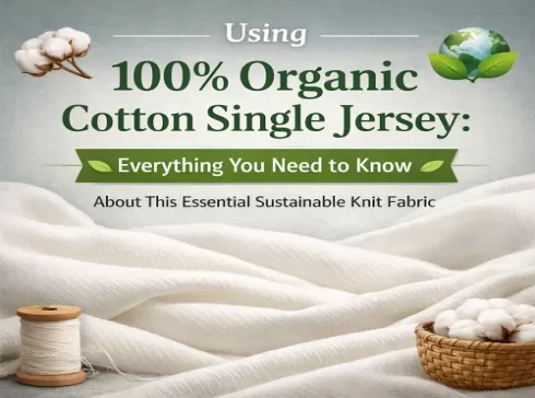 Jersey simple 100 % coton biologique : tout ce que vous devez savoir sur ce tissu en tricot durable et essentiel