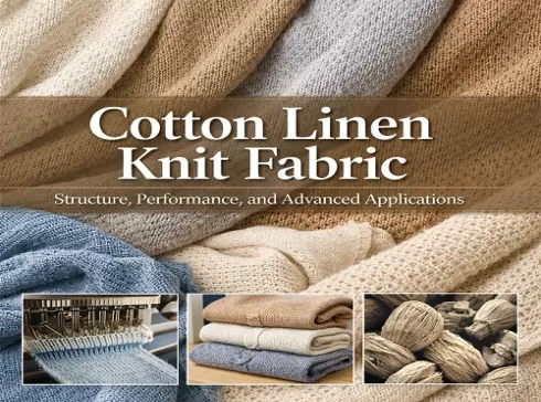 Tissu tricoté en coton et lin : structure, performance et applications avancées
